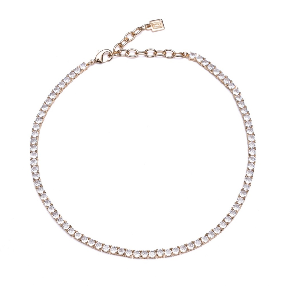 DANNIJO Gemini Tennis Necklace
